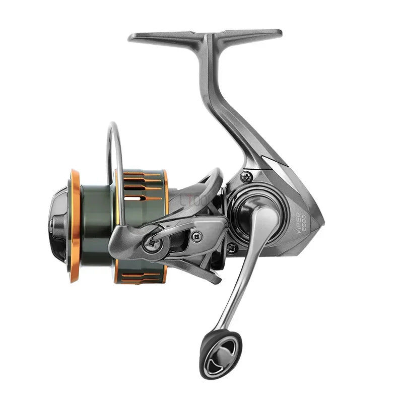 Spinning Fishing Reel VPG800-2500 Metal Lightweight 8+1 Ball Bearings 5.2:1 Gear Ratio