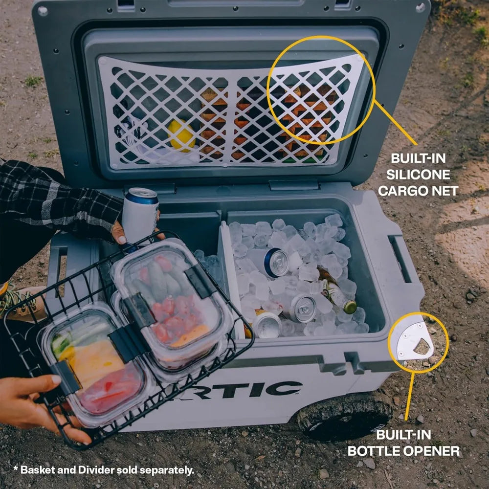 52 Quart Ultra-Light Wheeled Hard Cooler