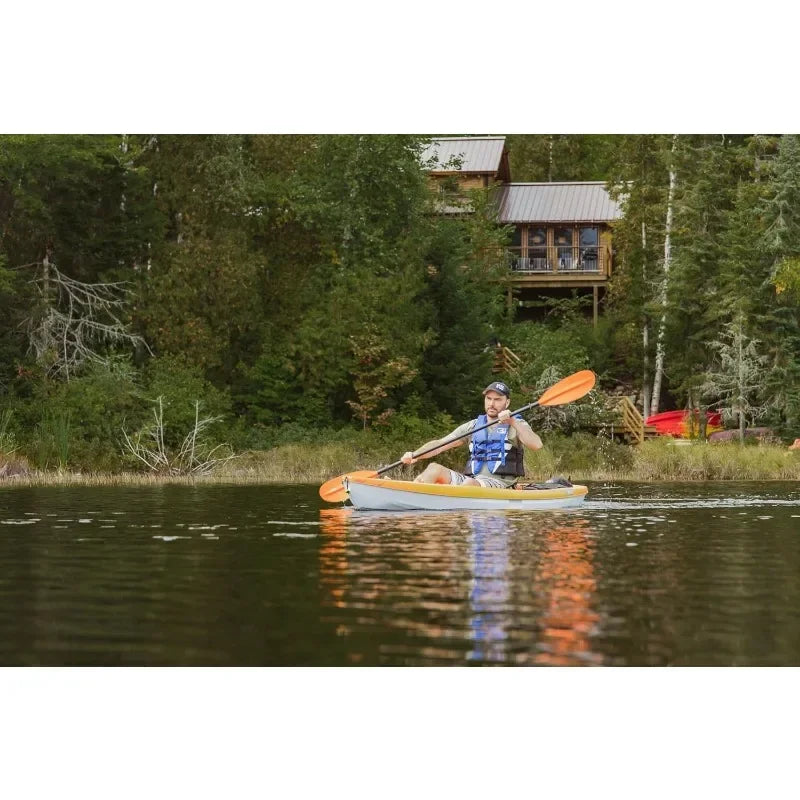 Sentinel 100X- Sit-on-top Kayak - Recreational One Person Kayak Boat Durable High Molecular Density