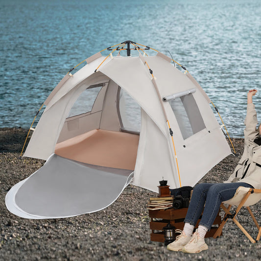 2-3 Person Outdoor Folding Tent Quick Automatic Opening Self-driving Wild Camping Tent Waterproof Sunscreen Portable Tent