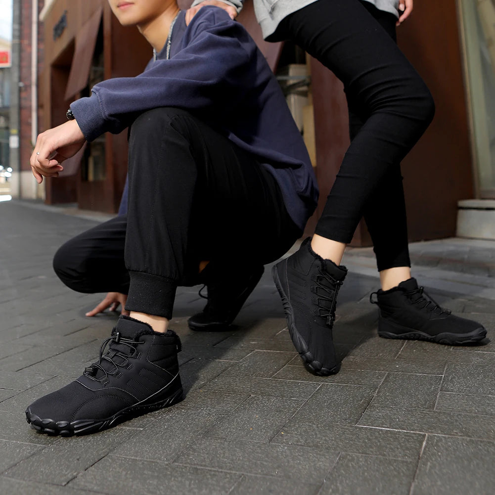 Men Women Thick snow boots waterproof shock-absorbing warm couple high-top