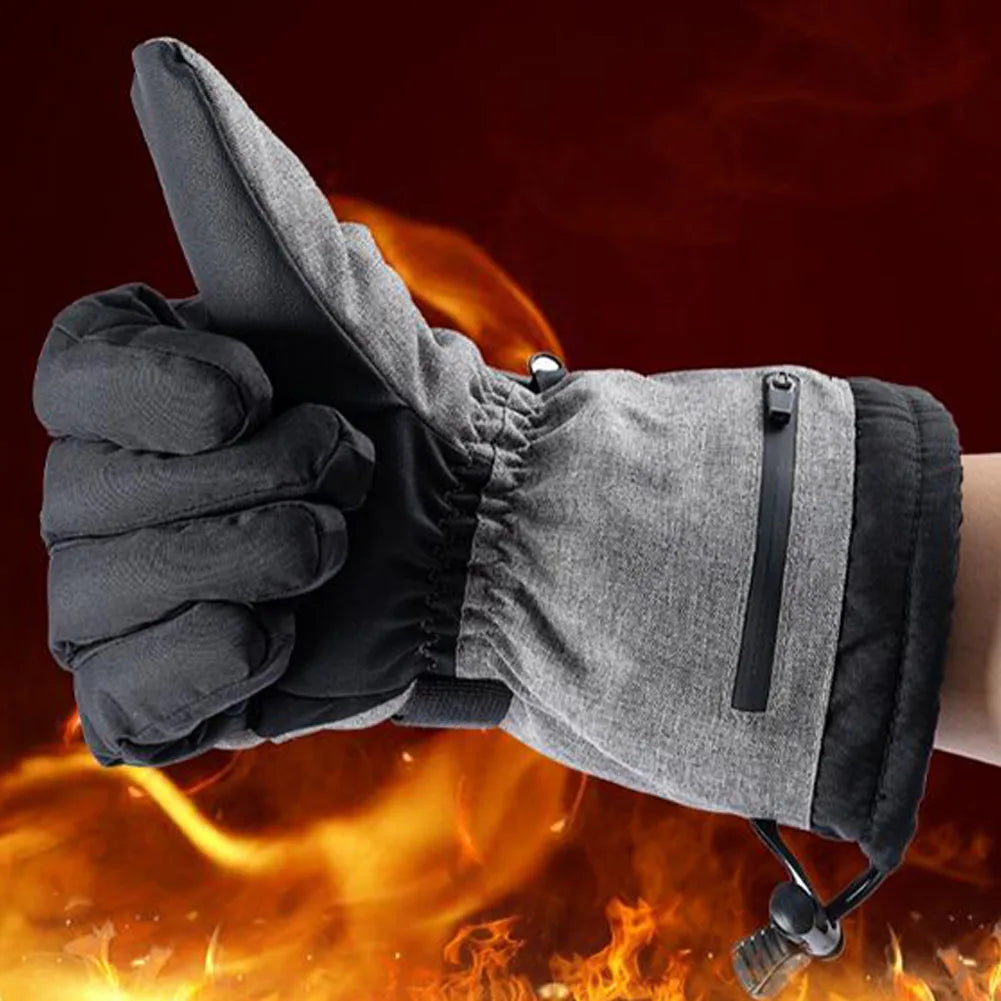 3/2/1pcs Electric Heated Motorcycle Gloves Touch Screen Hand Warmers Gloves for Men Women