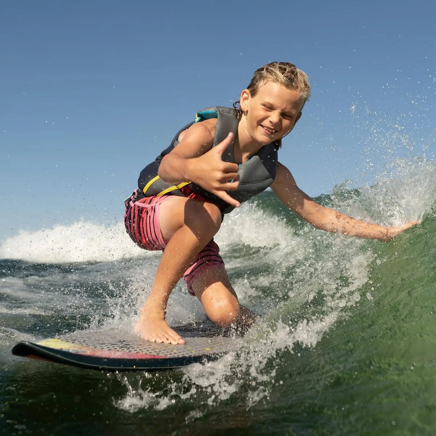 Gromcast Wakesurfer - Kids Wakesurf Board Shaped by Scott Bouchard - Great Board for Beginners & Ideal for Young Rider