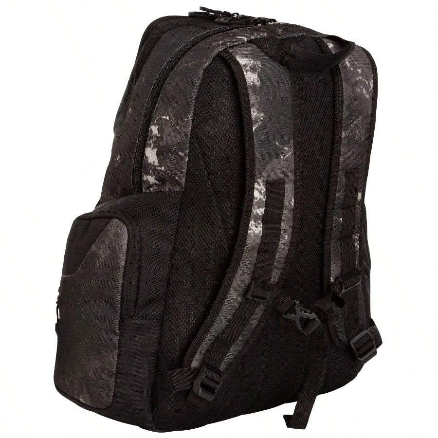 Deluxe Fishing Tackle Backpack Midnight for Outdoor Anglers Durable Nylon Black with Multiple Compartments