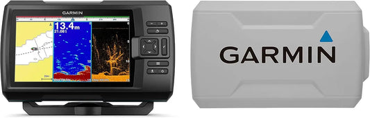 Garmin STRIKER Plus 7cv Fishfinder with CV20-TM Transducer and Protective Cover 7 Inch Display 010-01873-00