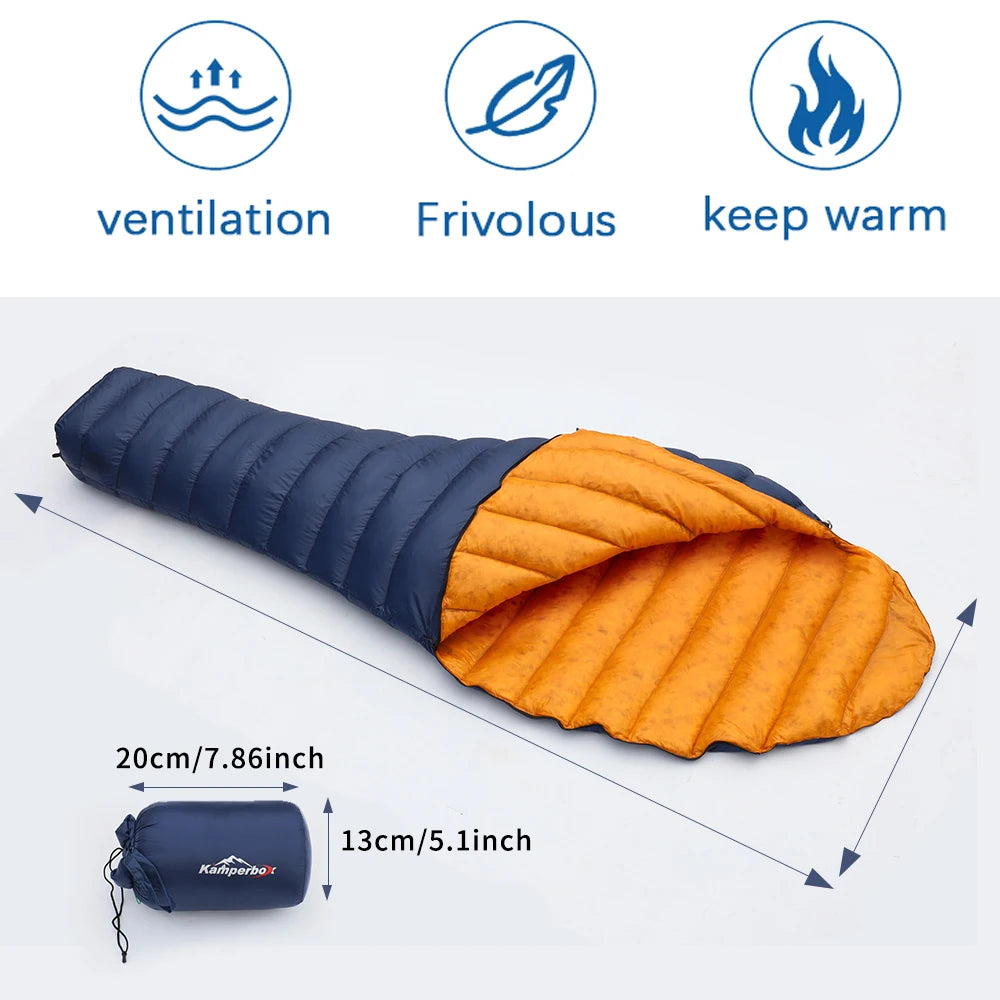 Kamperbox Ultralight Down Sleeping Bag Camping UL250