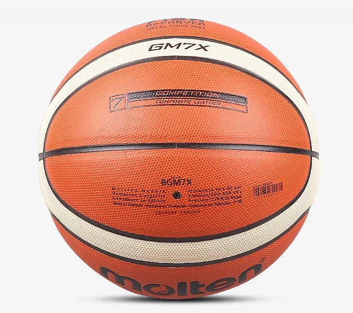Original Molten GM6X GM7X Basketball Official Size 6 Size 7 Competition Basketball Standard Ball Men's and Women's