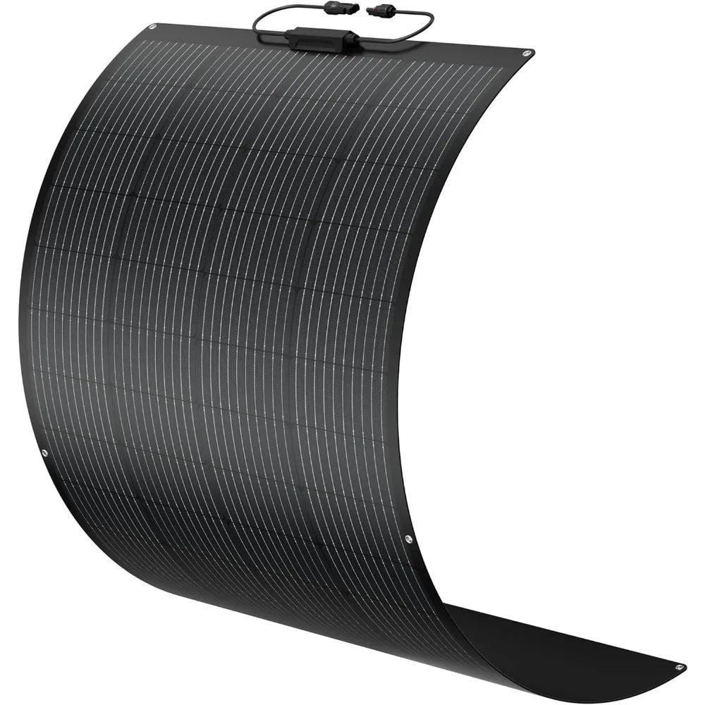 Glass Fiber Flexible Solar Panel, Portable and Bendable, 12V, 10BB Single Cell, Suitable for Camping and Household Use, 200 Watt