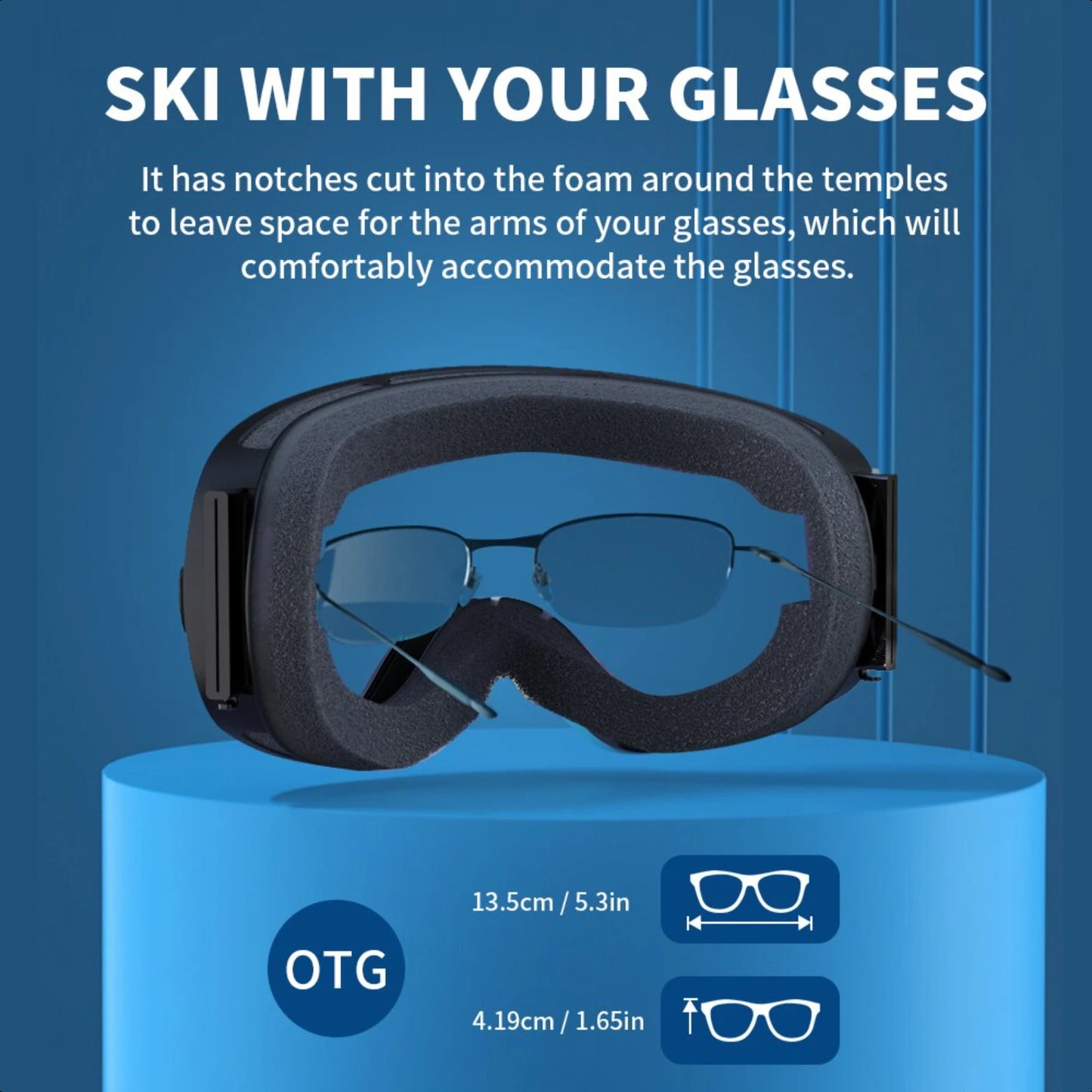 Ski Goggles Double Layers Anti-fog UV400