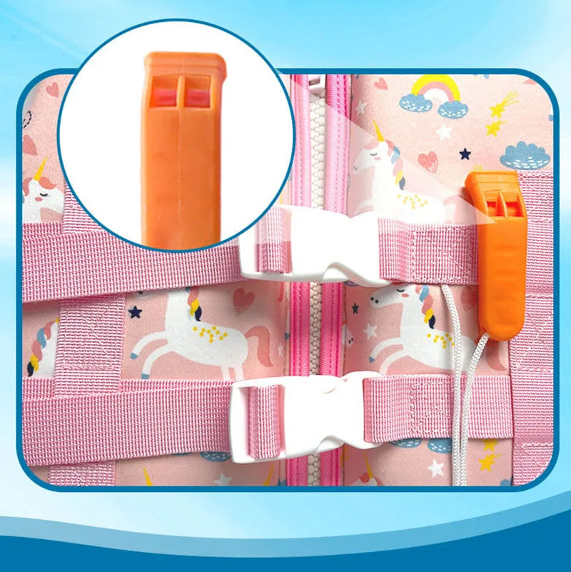 Aid Flotation Device  kayaking Boating  Vest Safety Survival Suit Kids Swimming