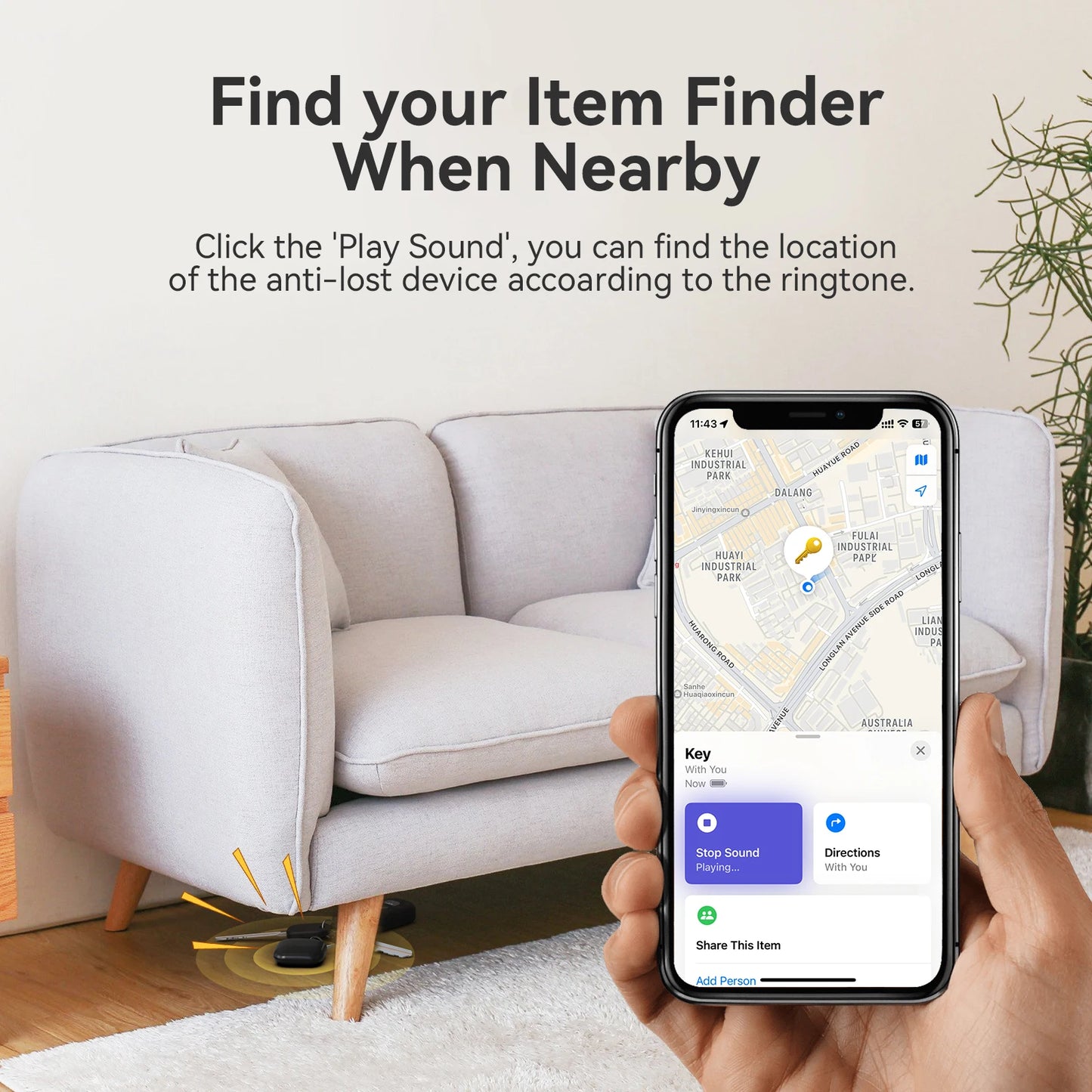 Smart Tracker For Find My APP Child/Pet Item Finder