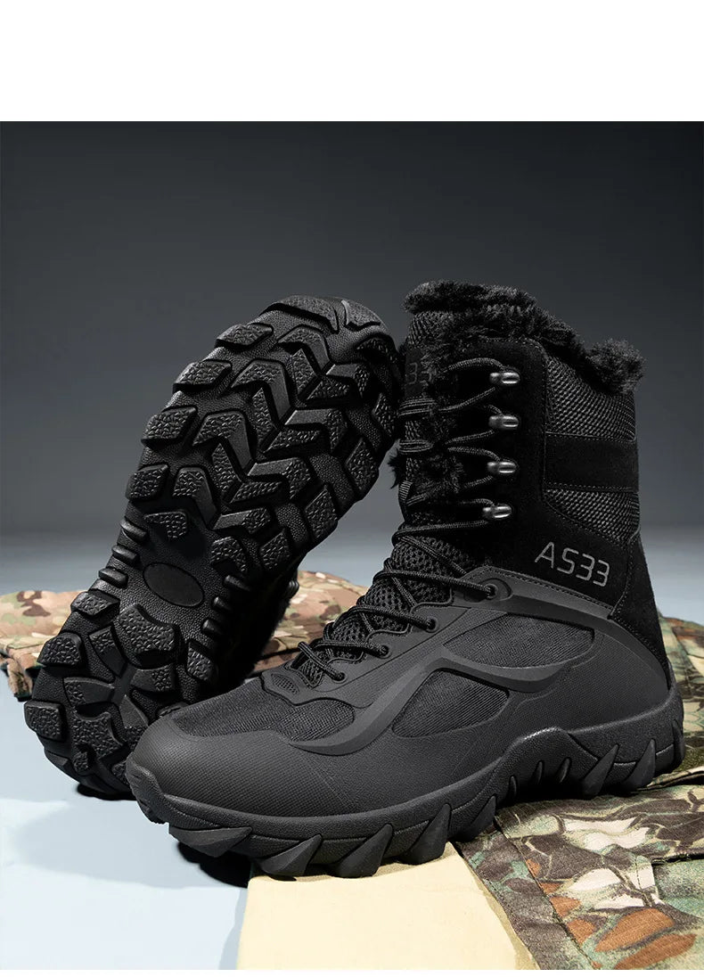 Ankle Winter Warm Shoes Boots Climbing Hiking Shoes Men Women Snow Boots Durable