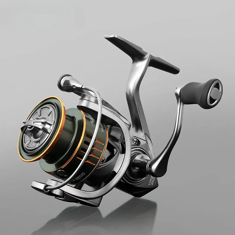 Spinning Fishing Reel VPG800-2500 Metal Lightweight 8+1 Ball Bearings 5.2:1 Gear Ratio
