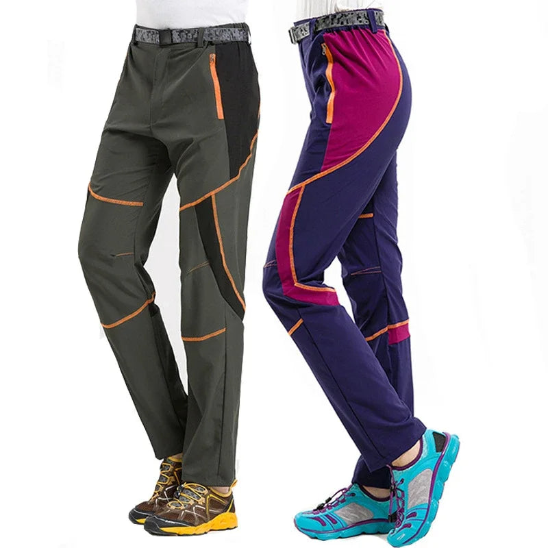 Summer Thin Quick Dry Pants Women Breathable Sports Outdoor Camping Climbing Trekking Hiking Pants Stretch Trousers