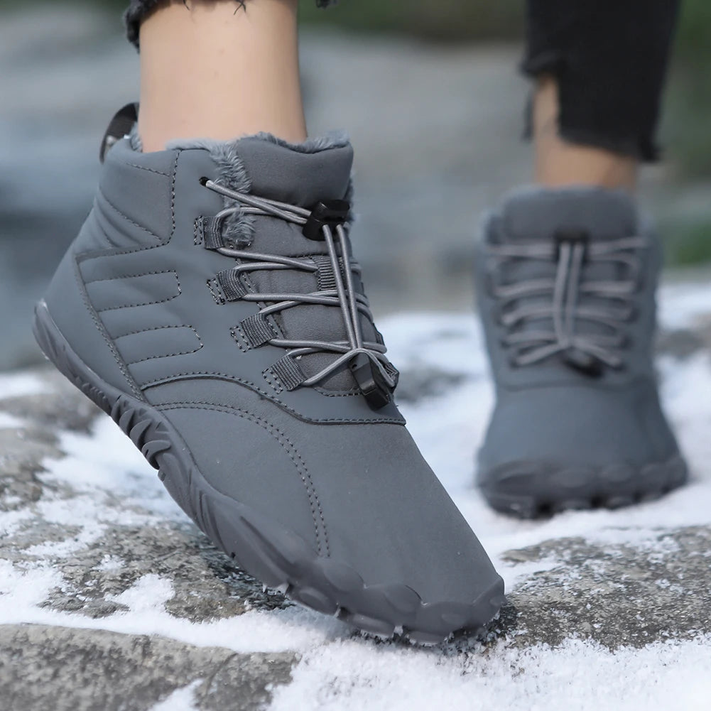Men Women Thick snow boots waterproof shock-absorbing warm couple high-top