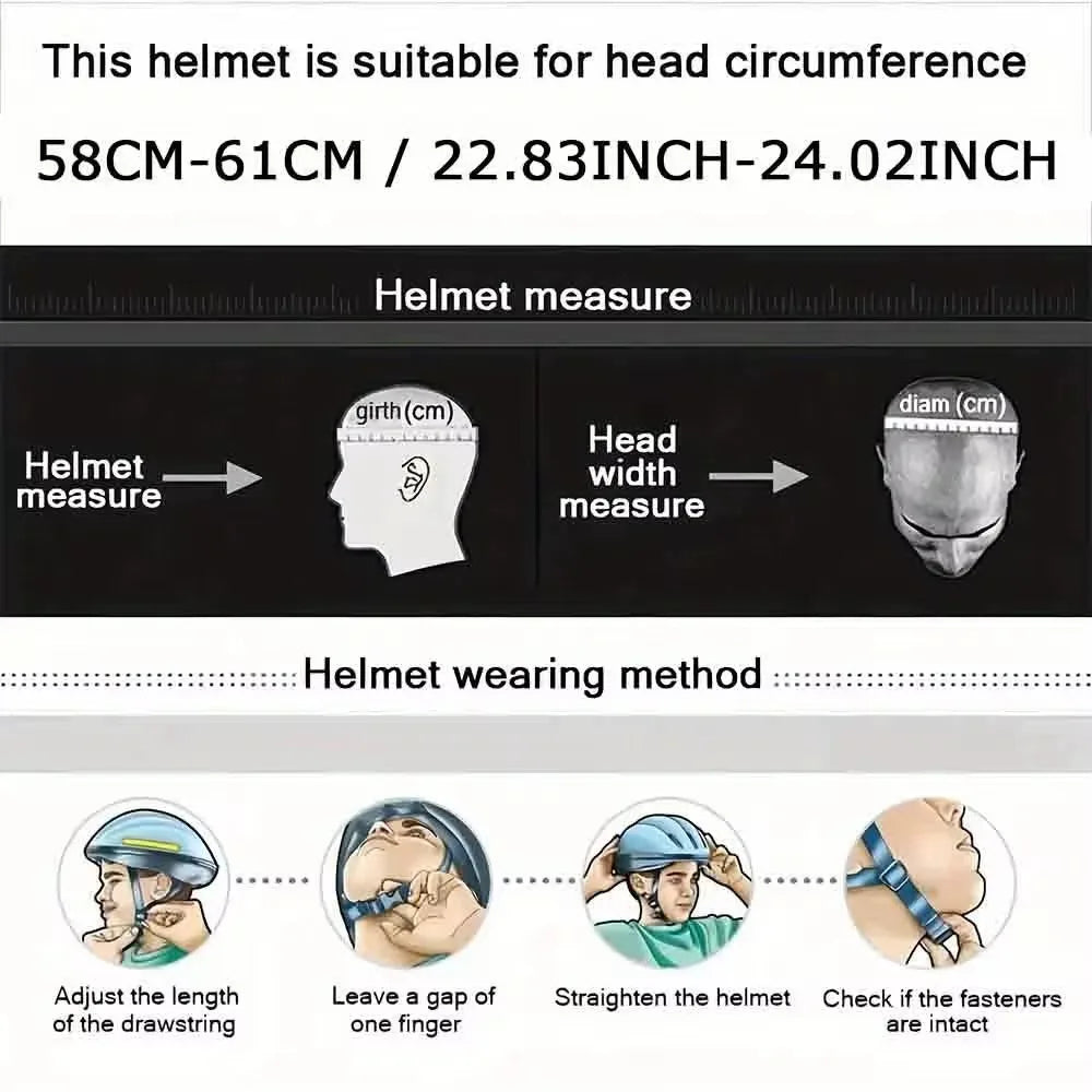 MIPS Bicycle Helmet 360 ° Head Circumference Adjustment size Mountain Bike helemt