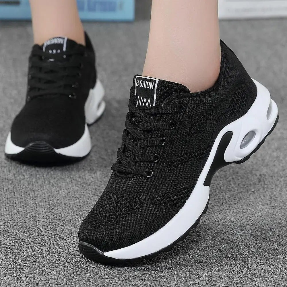 Women Breathable Sneakers Breathable Training Shoes Women Training Shoes Tennis Shoes Outdoor Sports Footwear Air Cushion