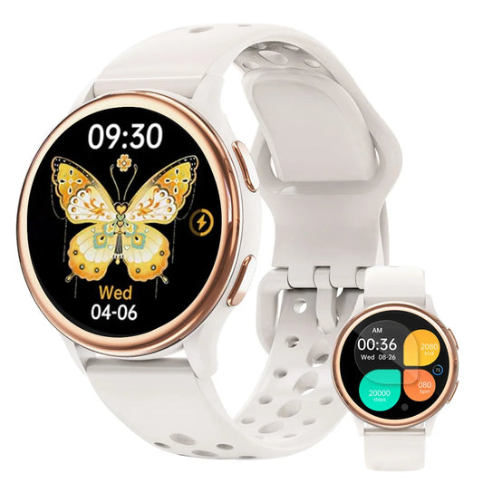 Smart Watches for Women, 1.27" Fitness Tracker Smartwatch for iPhone & Android, Activity T