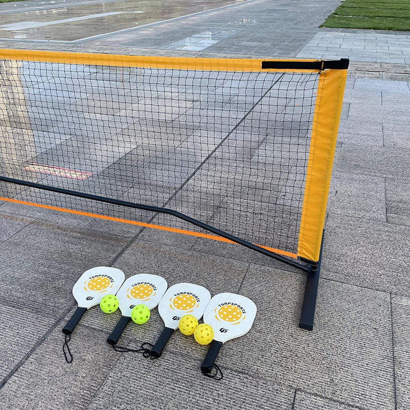 Portable Pickleball Net, Folding, Training Net, Outdoor, Rust Prevention, Ball Games