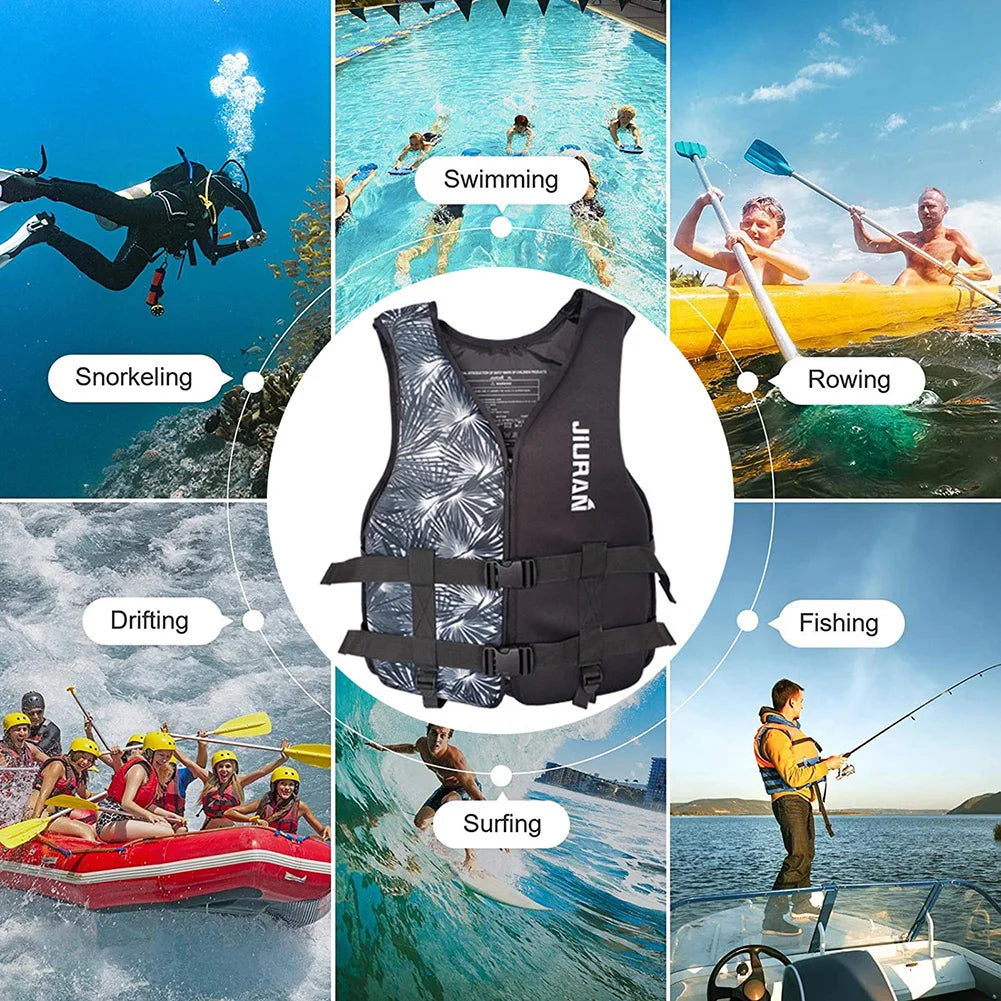 Adjustable Buoyancy Survival Suit Neoprene Wear-resistant Water Sports