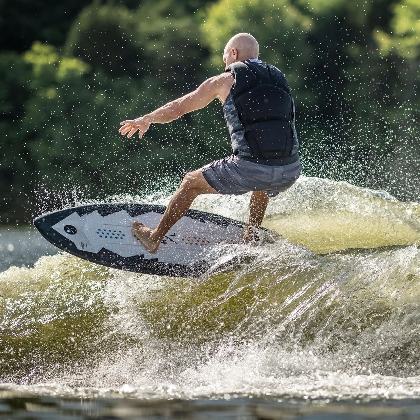 Hyperlite Broadcast Wakesurfer - Wakesurf Board Endorsed by Shaun Murray - Great for All Wake Surfers, from Beginners to Interme