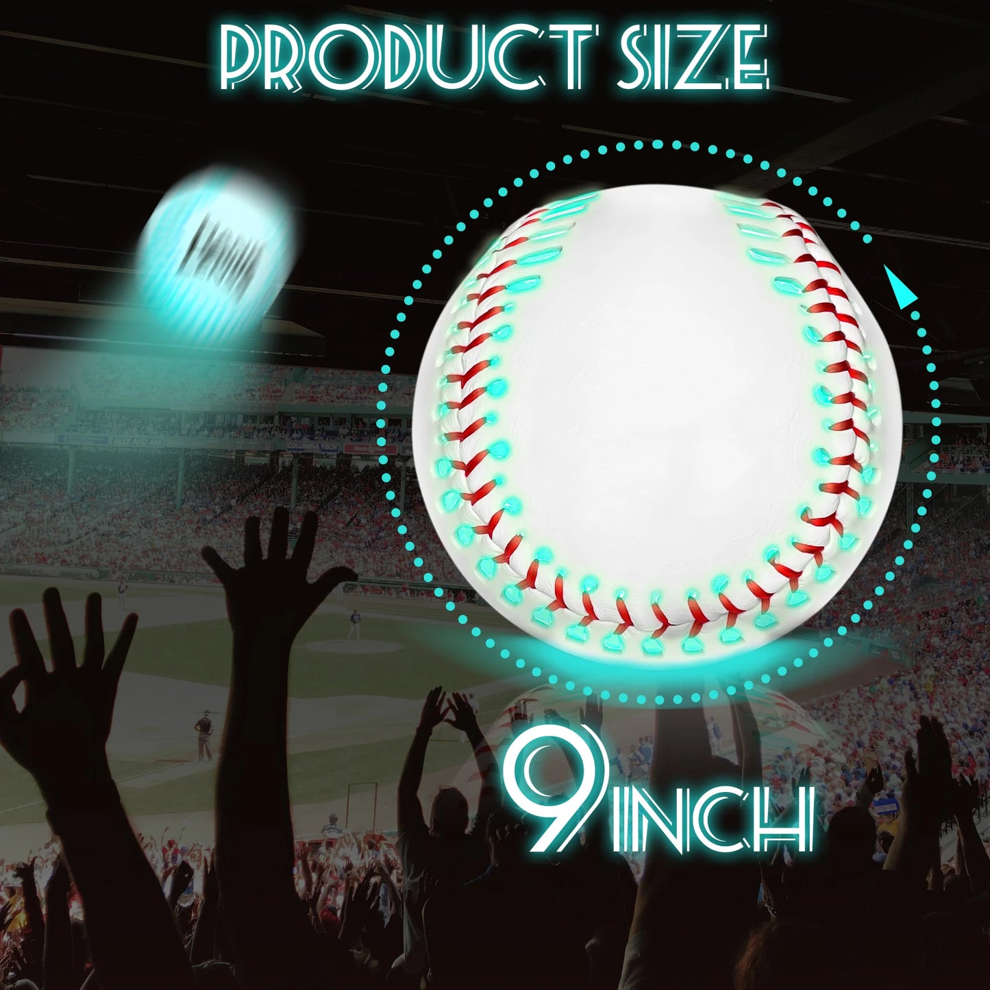 Glow in The Dark Baseball, Sports Gear Accessories Gifts All Ages Gift Ideas