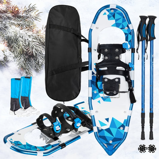 Versatile 4-in-1 Snowshoeing Kit for All Ages