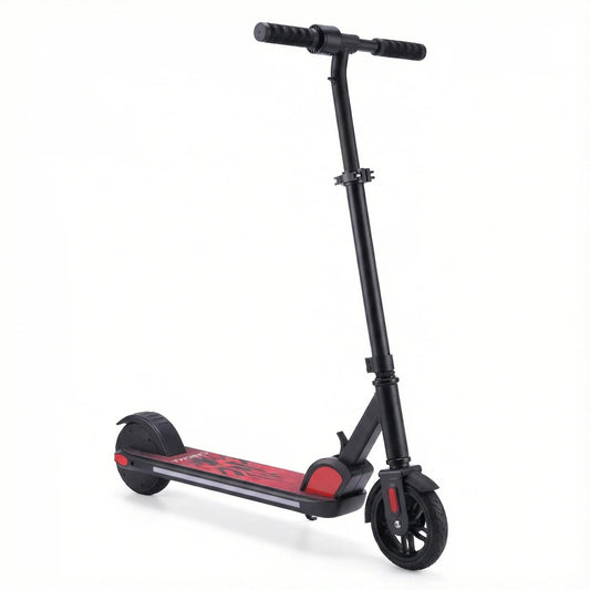 150W Electric Scooter Kids 6-12 10MPH 7Mi Range Colorful Lights Adjustable Height UL2272 1Year Warranty