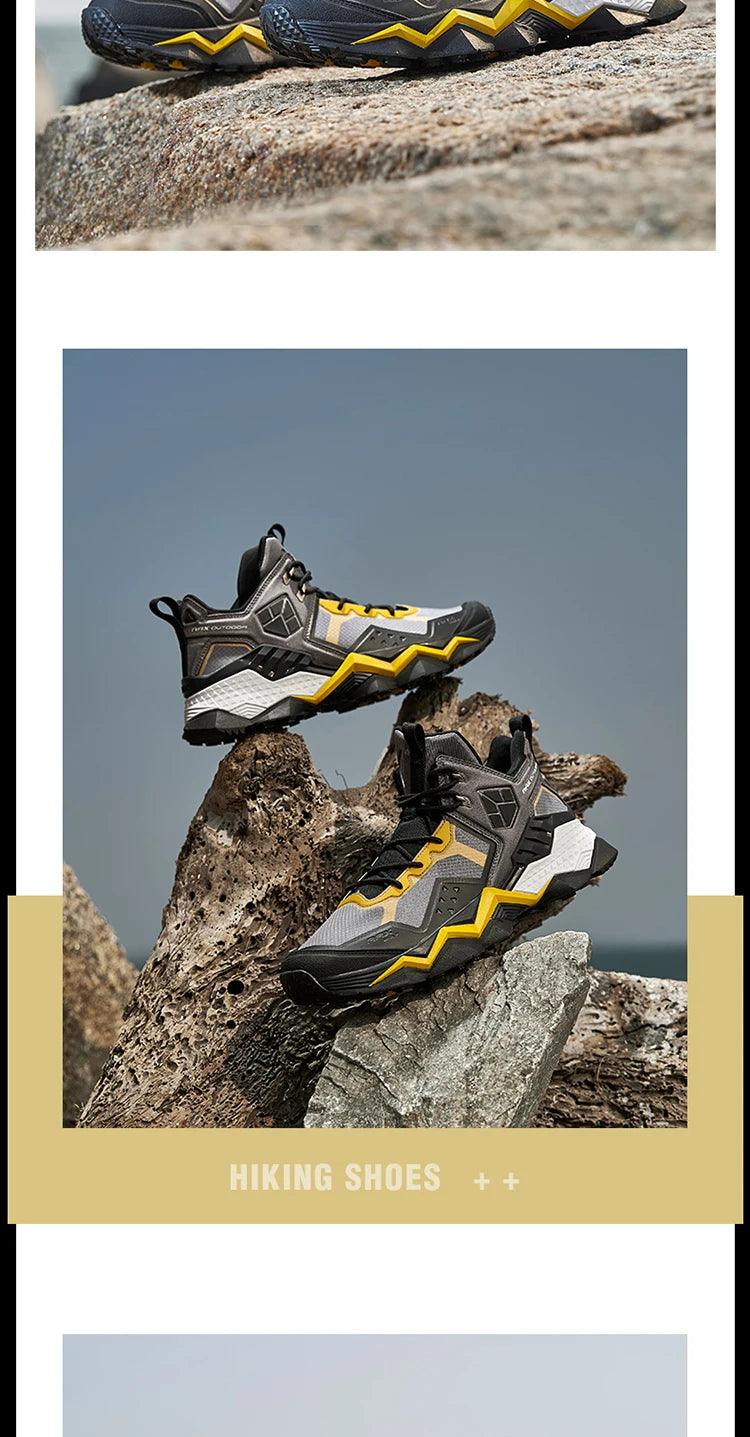 Rax Men  Waterproof Hiking Shoes, Breathable Hiking shoes, Outdoor Trekking Shoes, Sports Sneakers