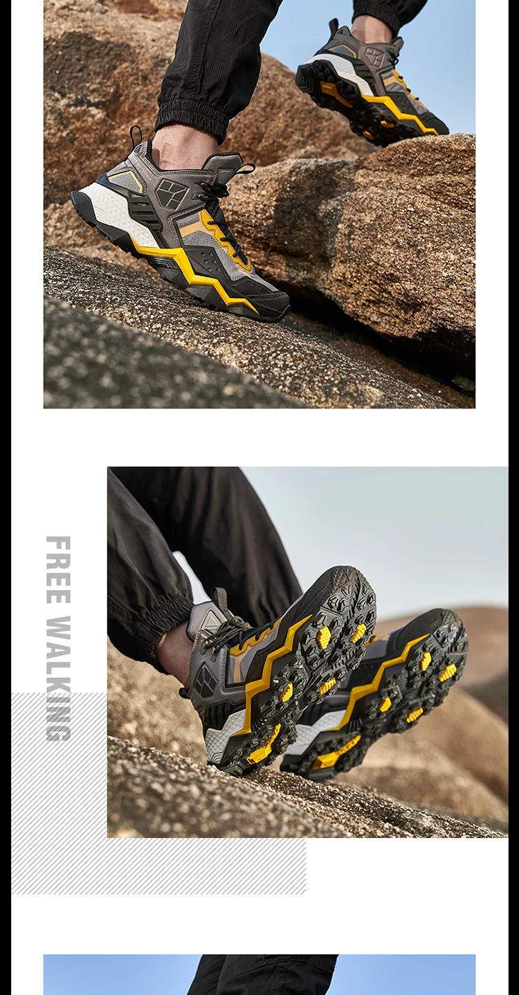 Rax Men  Waterproof Hiking Shoes, Breathable Hiking shoes, Outdoor Trekking Shoes, Sports Sneakers