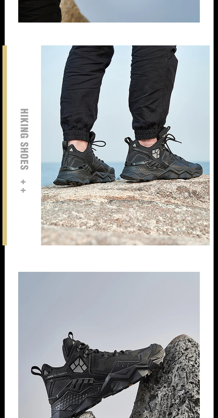 Rax Men  Waterproof Hiking Shoes, Breathable Hiking shoes, Outdoor Trekking Shoes, Sports Sneakers