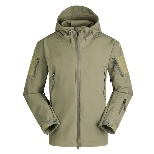 LQARMY Outdoor Waterproof SoftShell Jacket Hunting windbreaker hiking rain camping fishing