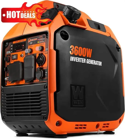 Quiet and Lightweight 3600-Watt Dual Fuel RV-Ready Portable Inverter Generator with Fuel Shut Off and CO Watchdog (DF360iX)