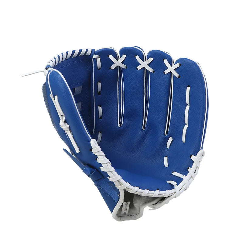 PU Baseball Glove for Kids Adults 9.5–12.5 Inch Youth Adult Softball Catcher Mitt with Reinforced Stitching & Comfort Padding