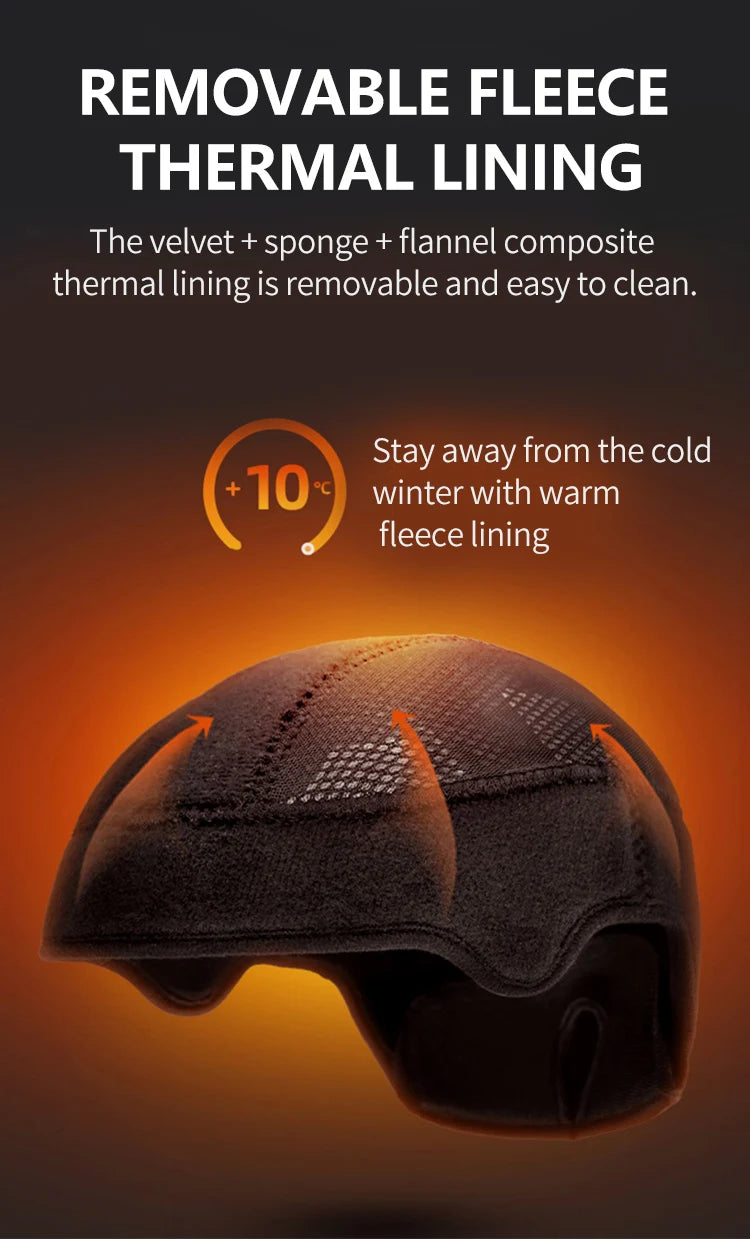 Eastinear's New Lightweight All-in-one Goggles Ski Helmet Men's and Women's Children's