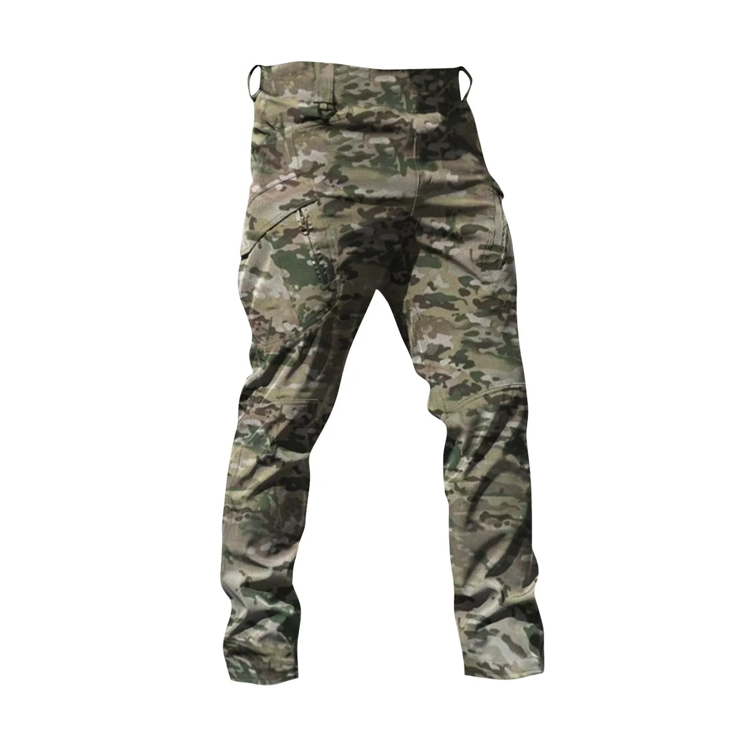 Spring-Autumn Outdoor Stretch Water-Resistant Hiking Trousers Wear-Resistant Utility Pants