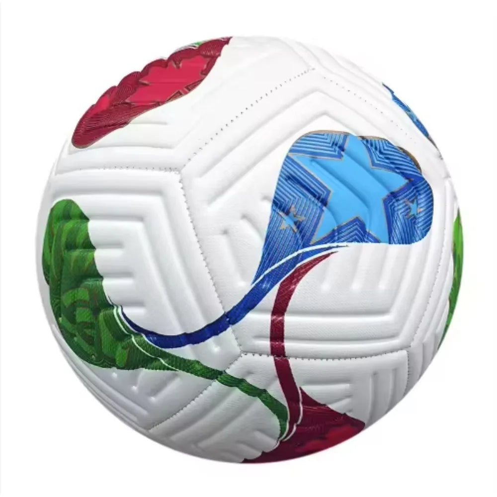 Size 5 Machine-Stitched Soccer Ball PU PVC Training Football