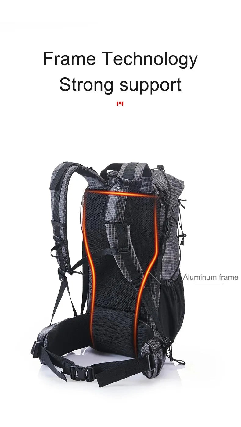 Naturehike Rock Outdoor Bags 40L 60L Travel Backpacks Large Capacity 60+5L Camping Hiking Packs Hiking Bag With Rain Cover
