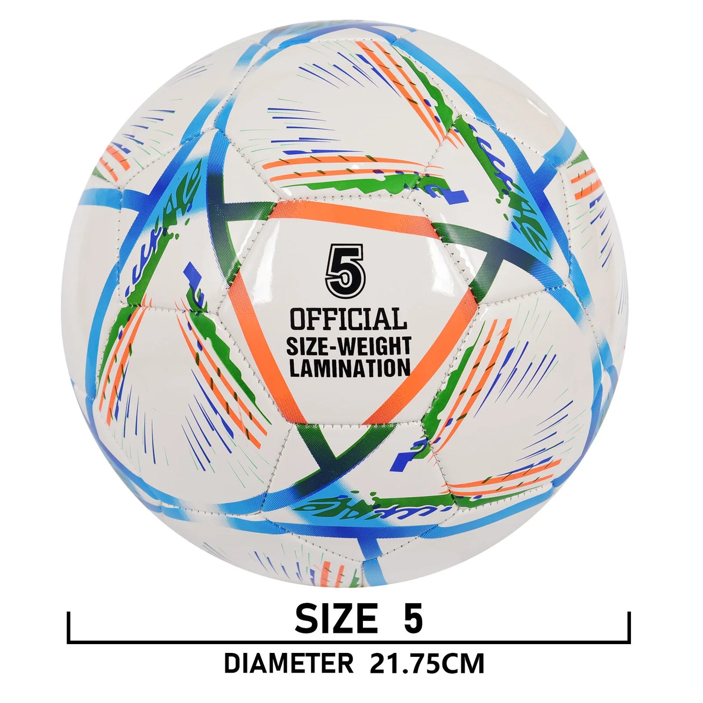 Soccer Ball Size 5 Indoor Outdoor For Adult Youth And Kids Official Match Training Balls Durable Football White High Quality