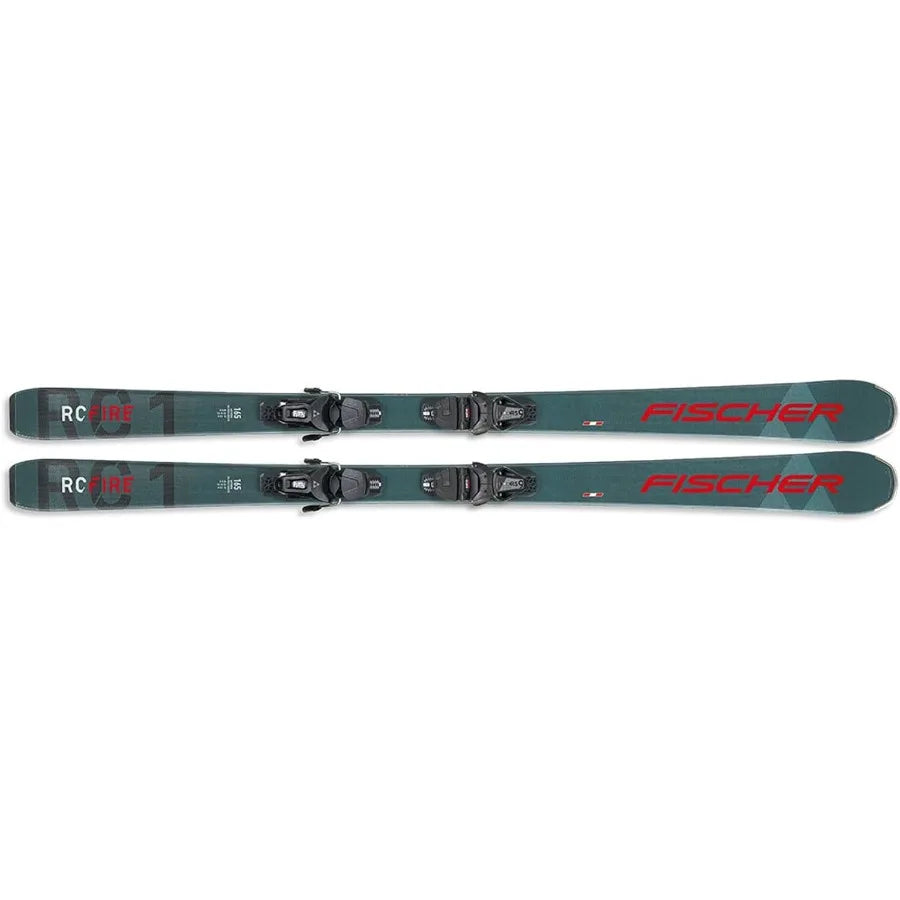 Unisex RC Fire Lightweight Easy to Handle Alpine All Mountain Piste Snow Skis with Bindings