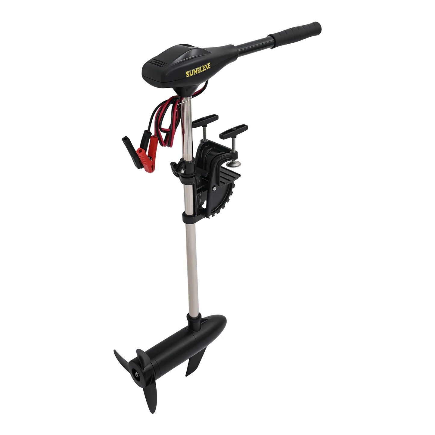 Powerful 40lb Thrust Electric Trolling Motor, 5 Forward Speeds, Adjustable & Durable for Fishing & Inflatable Boats