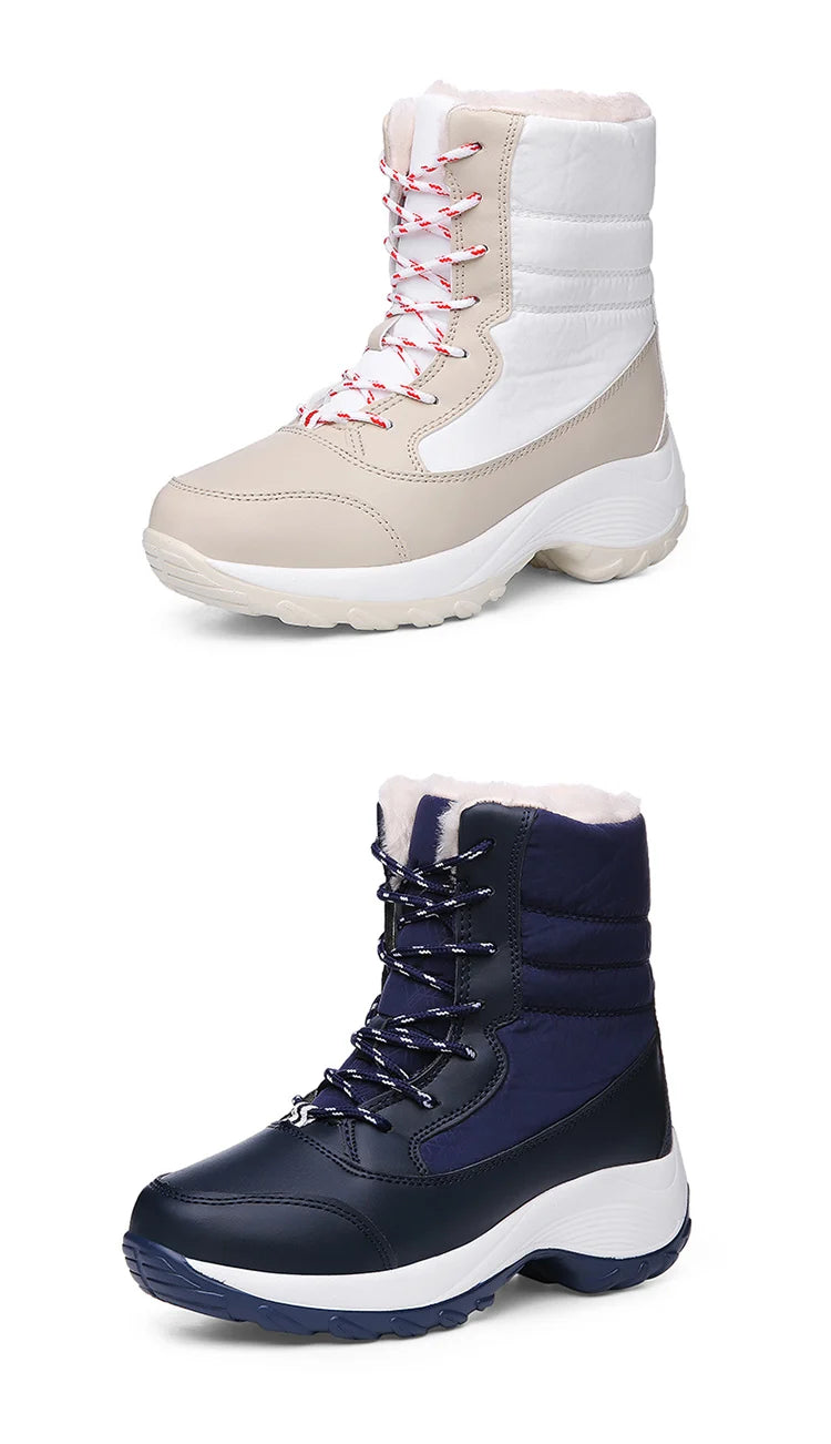 Snow Boots Women Flat Keep Warm Boots Casual