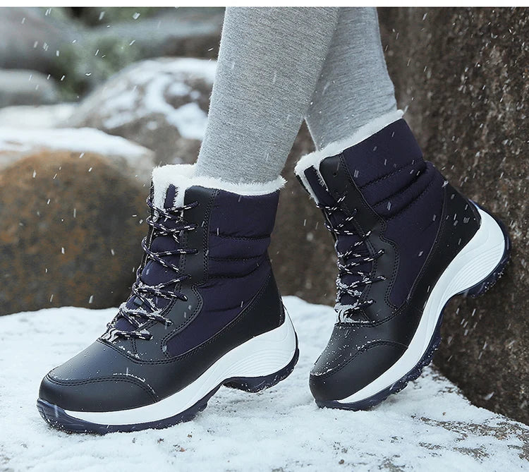 Snow Boots Women Flat Keep Warm Boots Casual