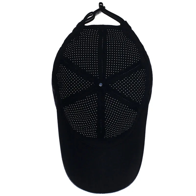 Breathable Baseball Cap Solid Thin Mesh Portable Quick Dry Sun Hat For Women Men Golf Caps Tennis Running Hiking Camping