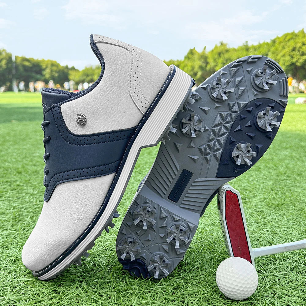 New Spikes Golf Shoes Men Size 7-14 Golf Sneakers Walking Footwear for Golfers