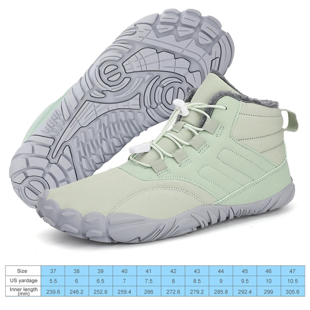 Men Women Thick snow boots waterproof shock-absorbing warm couple high-top