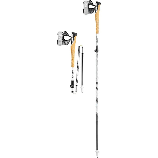 Cross Trail FX Superlite Trekking Poles - Foldable Collapsible Carbon Lightweight Poles for Hiking Trail Running