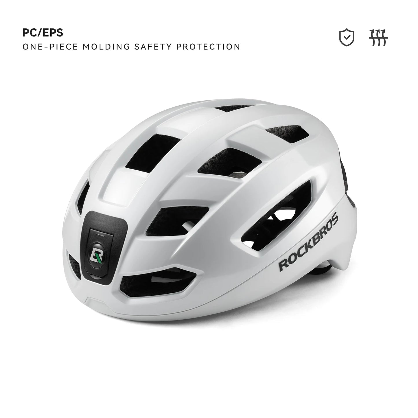 ROCKBROS Bike Helmet Light Helmet with Remote Control Rechargeable Tail light Bicycle Cycling Helmet Intelligent Safety Helmet