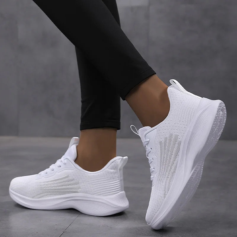 Women Lightweight Sneakers Outdoor Running Sport Shoes Mesh Breathable Trainning Shoes