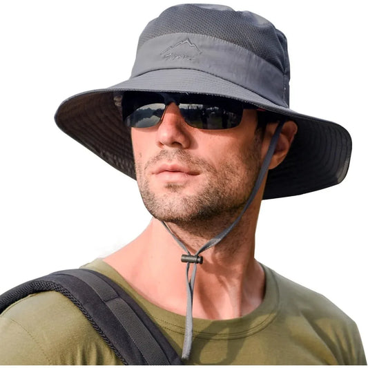 Sun Hats for Men Women Fishing Hat UPF 50+ Breathable Wide Brim Summer